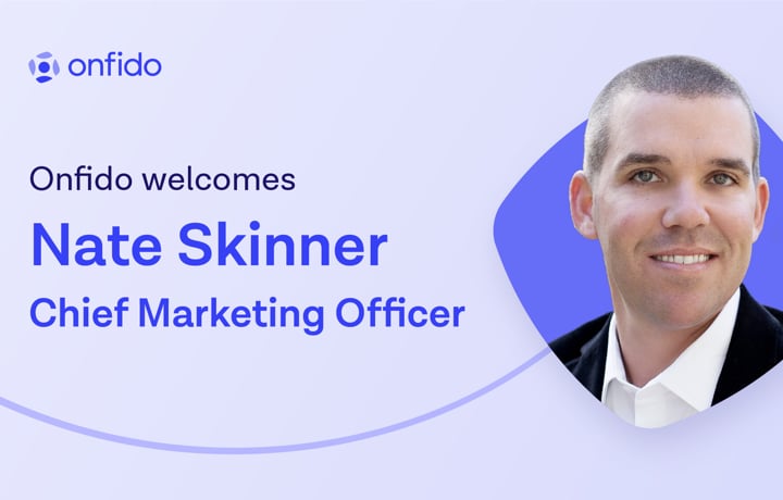 Onfido welcomes Nate Skinner as Chief Marketing Officer