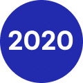 Circle with 2020 inside