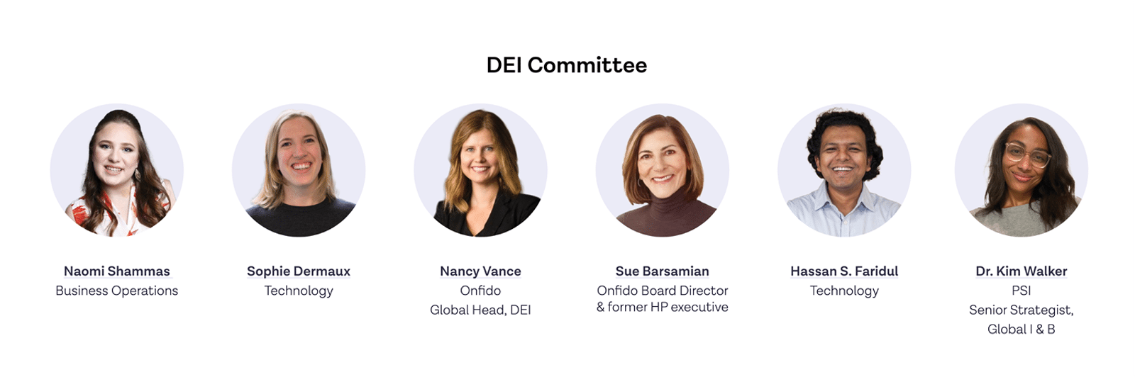 DEO committee members