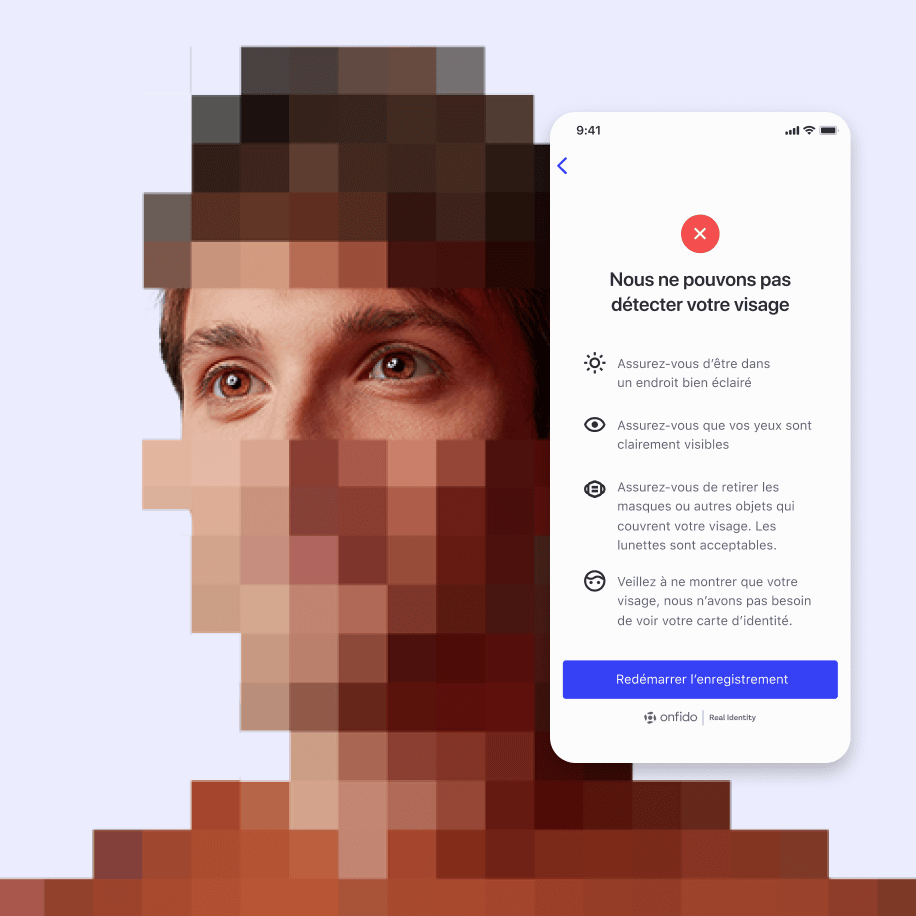 Un fraudeur détecté par la vérification d'identité.